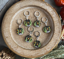 Autumn Cameo Markers | Polymer Clay Stitch Markers |