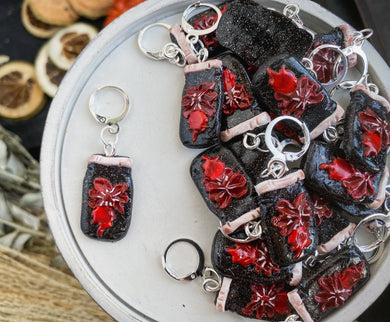 Stranger Things | Dart In A Jar | Polymer Clay Stitch Markers |