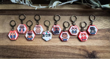 Stranger Things Cat Charm Stitch Markers | Polymer Clay Stitch Markers |