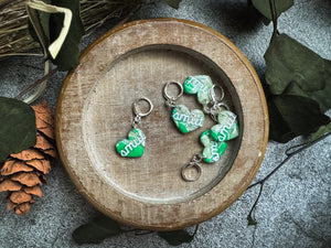 Smut Lover | Polymer Clay Stitch Markers |
