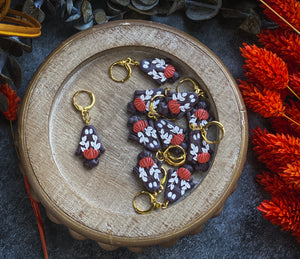 Fancy Ghosties | Polymer Clay Stitch Markers |