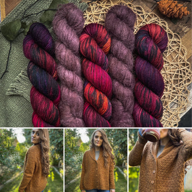 Winter Court Cardi Kit | DK + Suri Lace Version | Fortune Teller