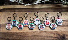 Stranger Things Cat Charm Stitch Markers | Polymer Clay Stitch Markers |