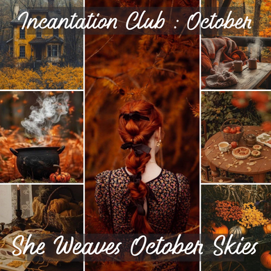 Incantation Club | Mystery Yarn Club | October Club 1 | She Weaves October Skies