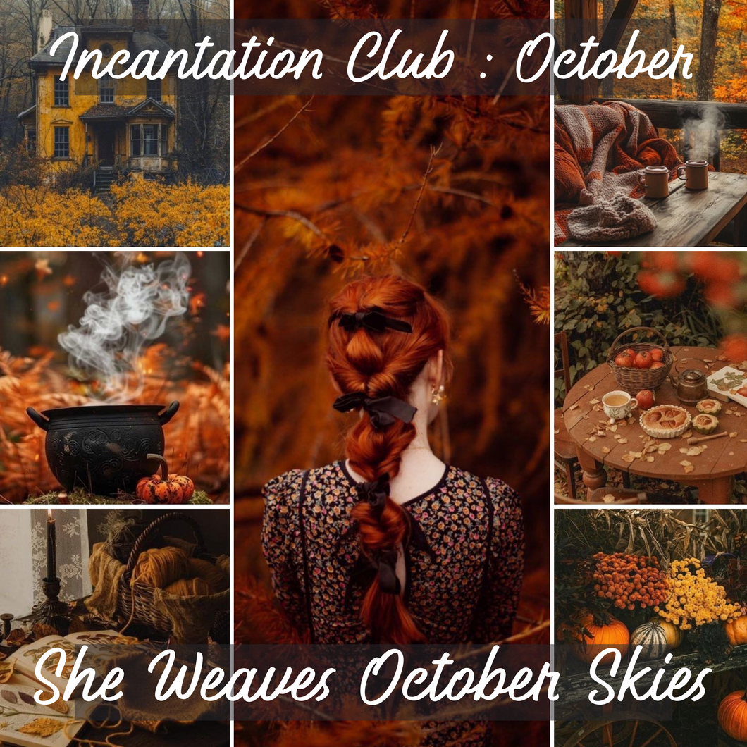 Incantation Club | Mystery Yarn Club | October Club 1 | She Weaves October Skies