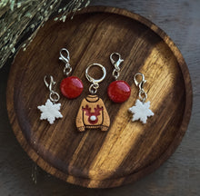 Holiday Charm Sets | Polymer Clay Stitch Markers |