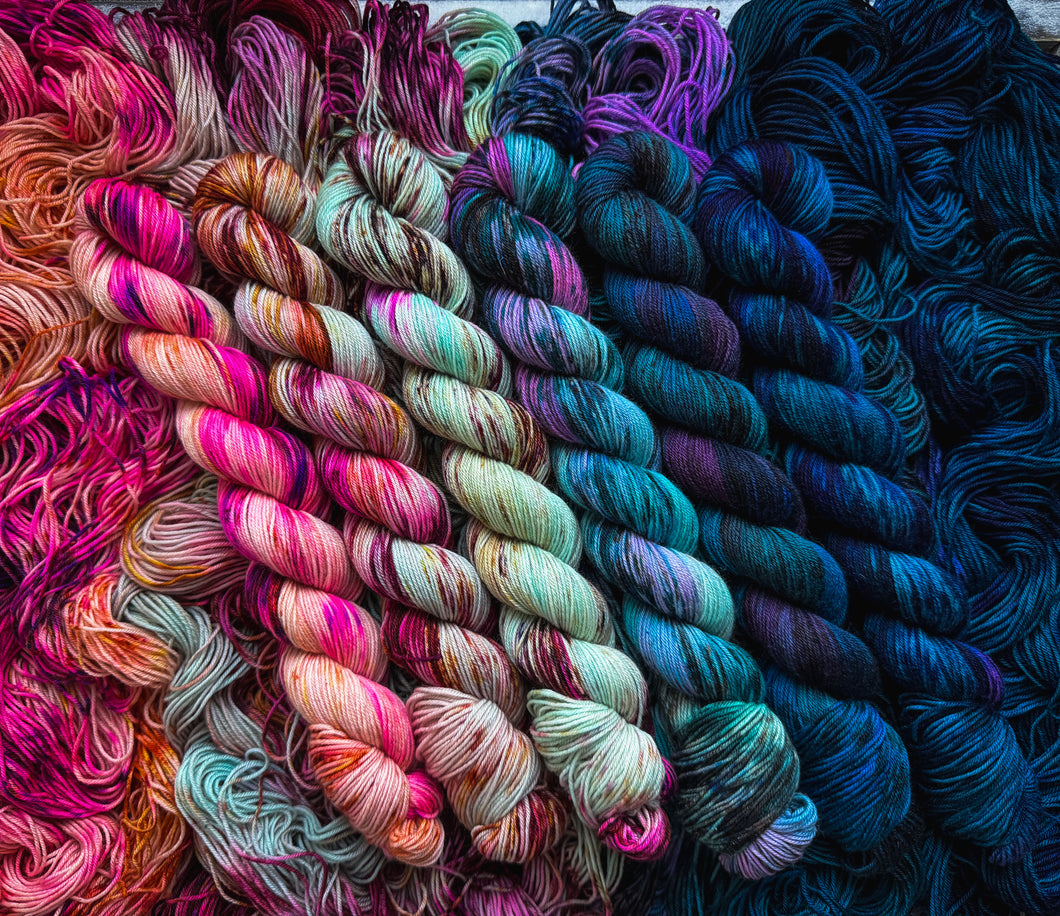Mermaid Fade Set | Bitsy (50 gram) Skein Set |