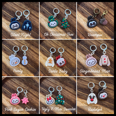 Labubu Mystery Blind Bags | Polymer Clay Stitch Markers |