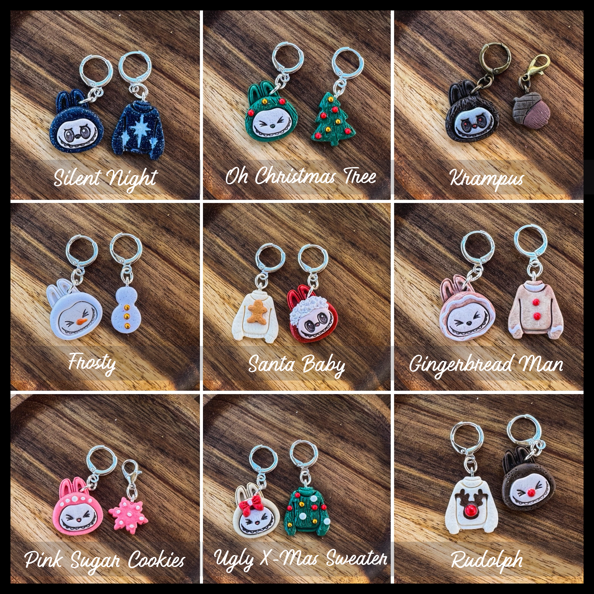 Labubu Mystery Blind Bags | Polymer Clay Stitch Markers | – Dragon