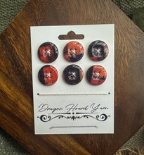 1" Custom Buttons | Polymer Clay-Resin