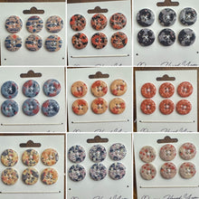 1" Custom Buttons | Polymer Clay-Resin