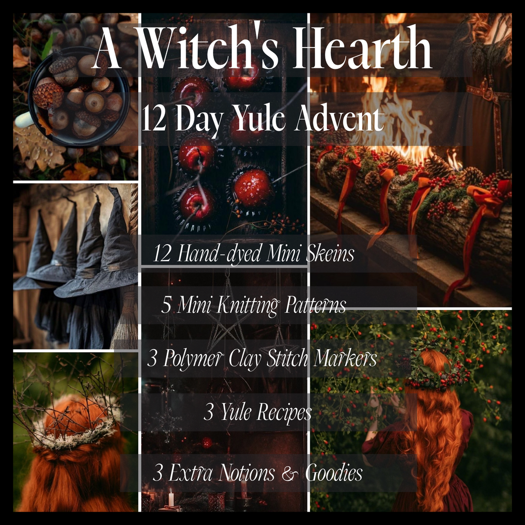 A Witch's Hearth | 12 Day Yule Yarn Advent