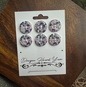 1" Custom Buttons | Polymer Clay-Resin