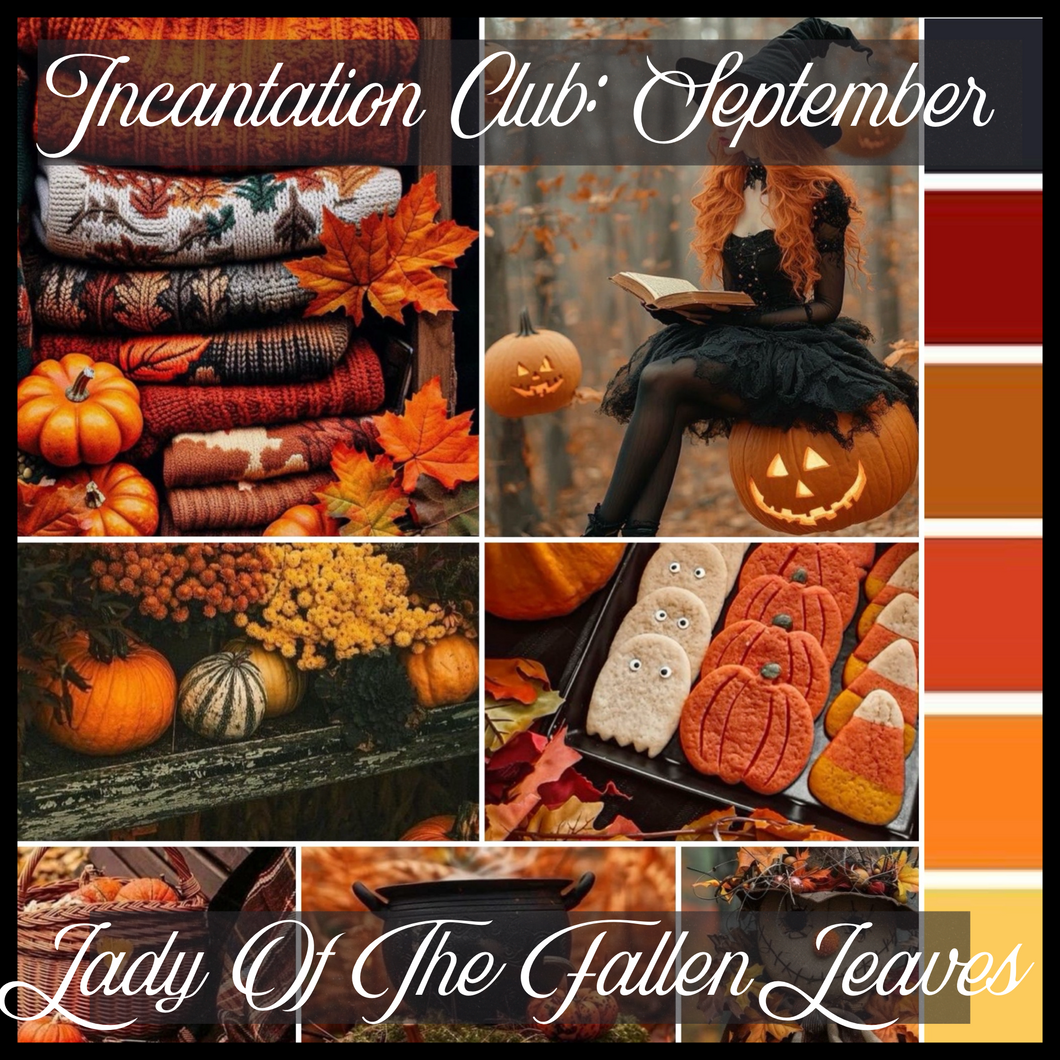 Incantation Club | Monthly Mystery Yarn Club | September Club 2 | Lady Of The Fallen Leaves