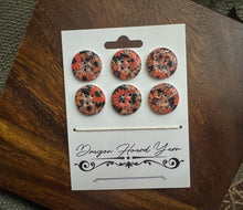 1" Custom Buttons | Polymer Clay-Resin