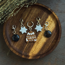 Holiday Charm Sets | Polymer Clay Stitch Markers |