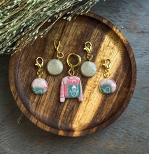 Holiday Charm Sets | Polymer Clay Stitch Markers |