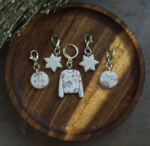Holiday Charm Sets | Polymer Clay Stitch Markers |