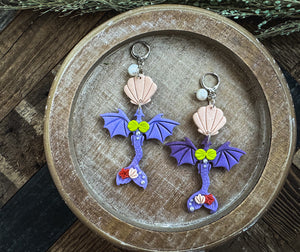 Dragon Earrings | Polymer Clay Jewelry