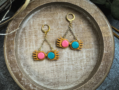Just As Sane Earrings  | Polymer Clay Jewelry