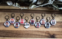 Stranger Things Cat Charm Stitch Markers | Polymer Clay Stitch Markers |