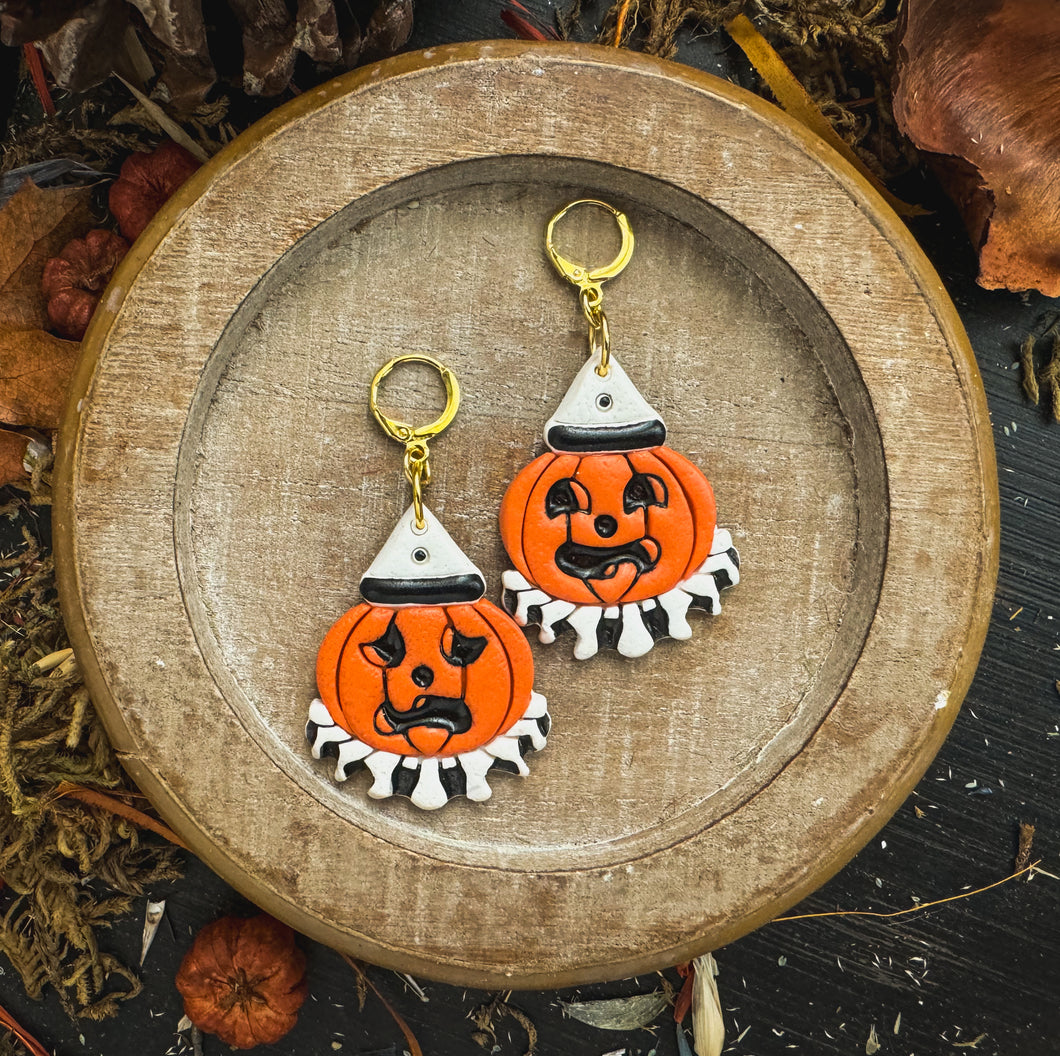 October Earrings | Polymer Clay Jewelry