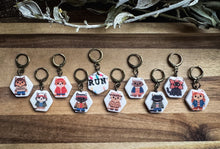 Stranger Things Cat Charm Stitch Markers | Polymer Clay Stitch Markers |