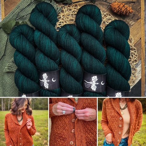 Winter Court Cardi Kit | Worsted Version | Riverwoods