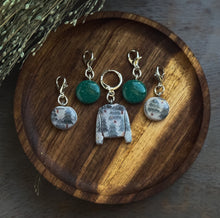 Holiday Charm Sets | Polymer Clay Stitch Markers |