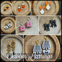 October Earrings | Polymer Clay Jewelry