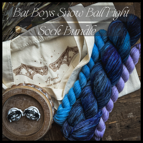 Bat Boys Snow Ball Fight | Rhinebeck Fomo Cast On Bundle