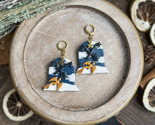 Dragons In Flight Earrings | Polymer Clay Jewelry