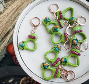 Mickey Ears | Oogie Boogie | Polymer Clay Stitch Markers |