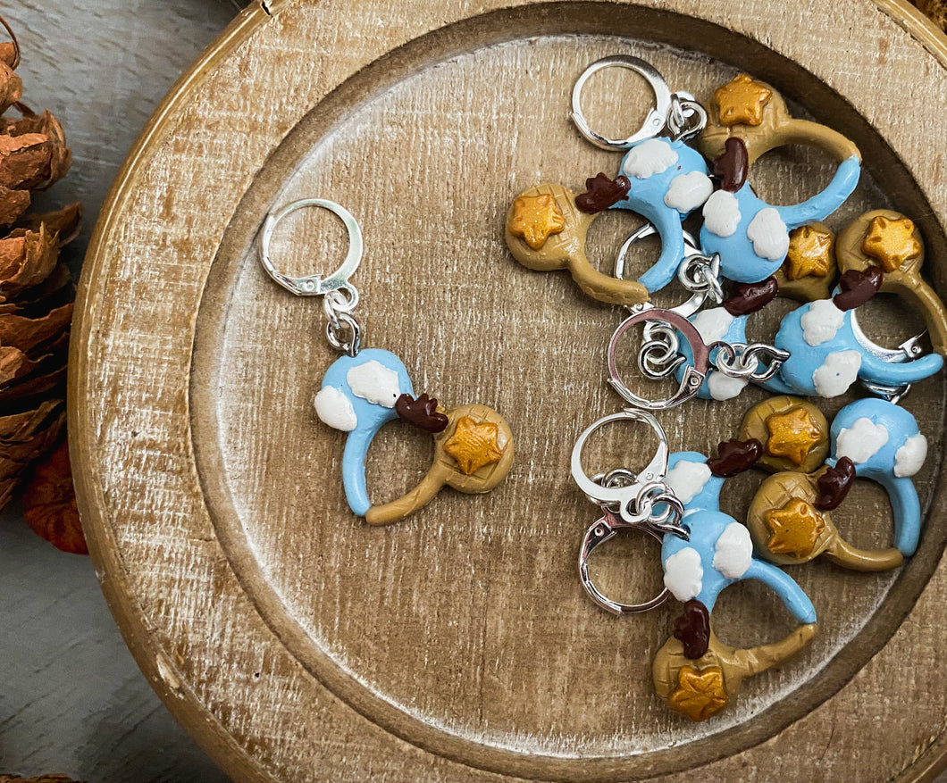 Mickey Ears | Woody | Polymer Clay Stitch Markers |