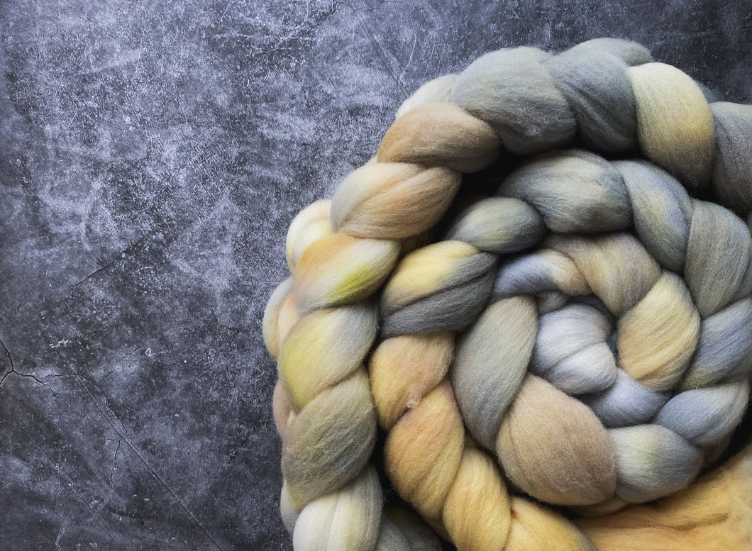 Broken Seaglass - 6(oz)Targhee Roving Wool
