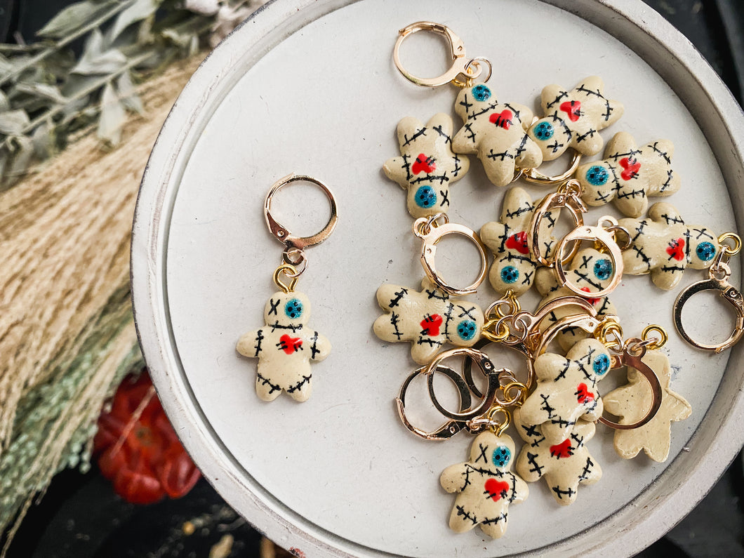 Voodoo Dolls | Polymer Clay Stitch Markers |