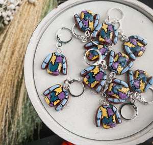 Nightmare | Small Sally Sweater | Polymer Clay Stitch Markers |