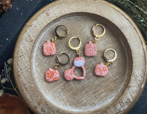 Autumn Mickey Ears Sets  | PSL | Polymer Clay Stitch Markers |
