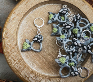 Mickey Ears | Totoro | Polymer Clay Stitch Markers |