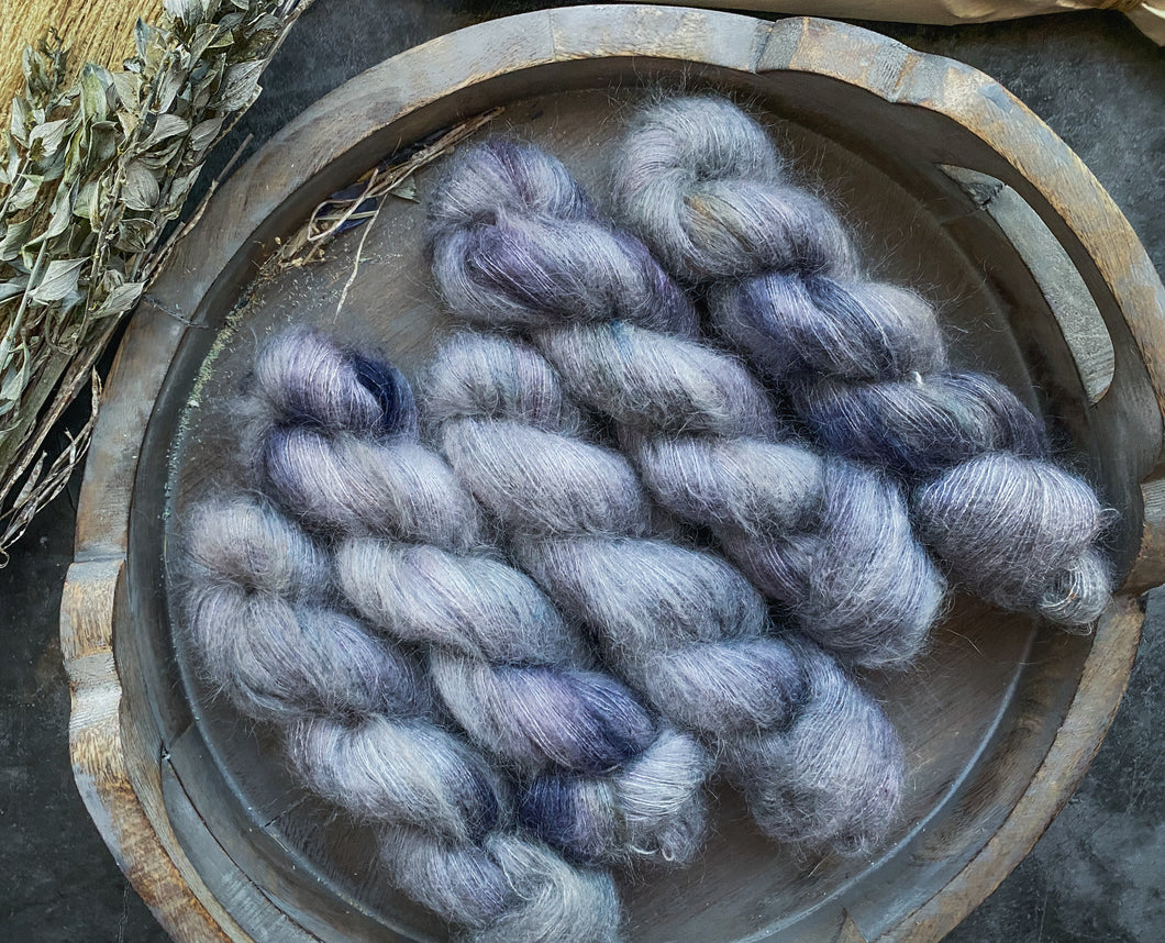 Allergic To Color | Wednesday Collection - Pegasus Lace Mohair Base